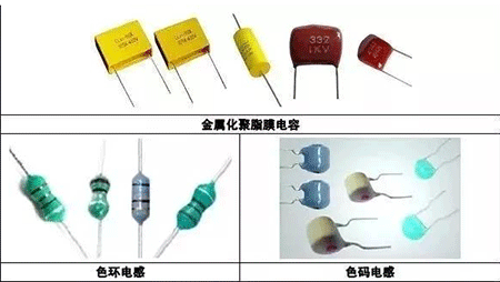 金屬化聚酯膜電容、色環(huán)電感、色碼電感